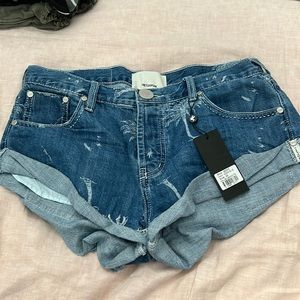 Navy Blue, One teaspoon Denim Shorts